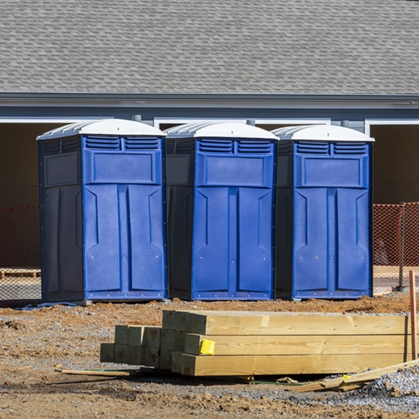what is the maximum capacity for a single porta potty in White Lake NY